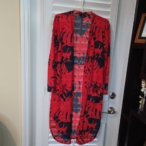 Stylish Red and Black Women's Jacket